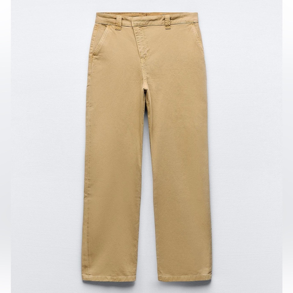 Zara asymmetrical chino pants